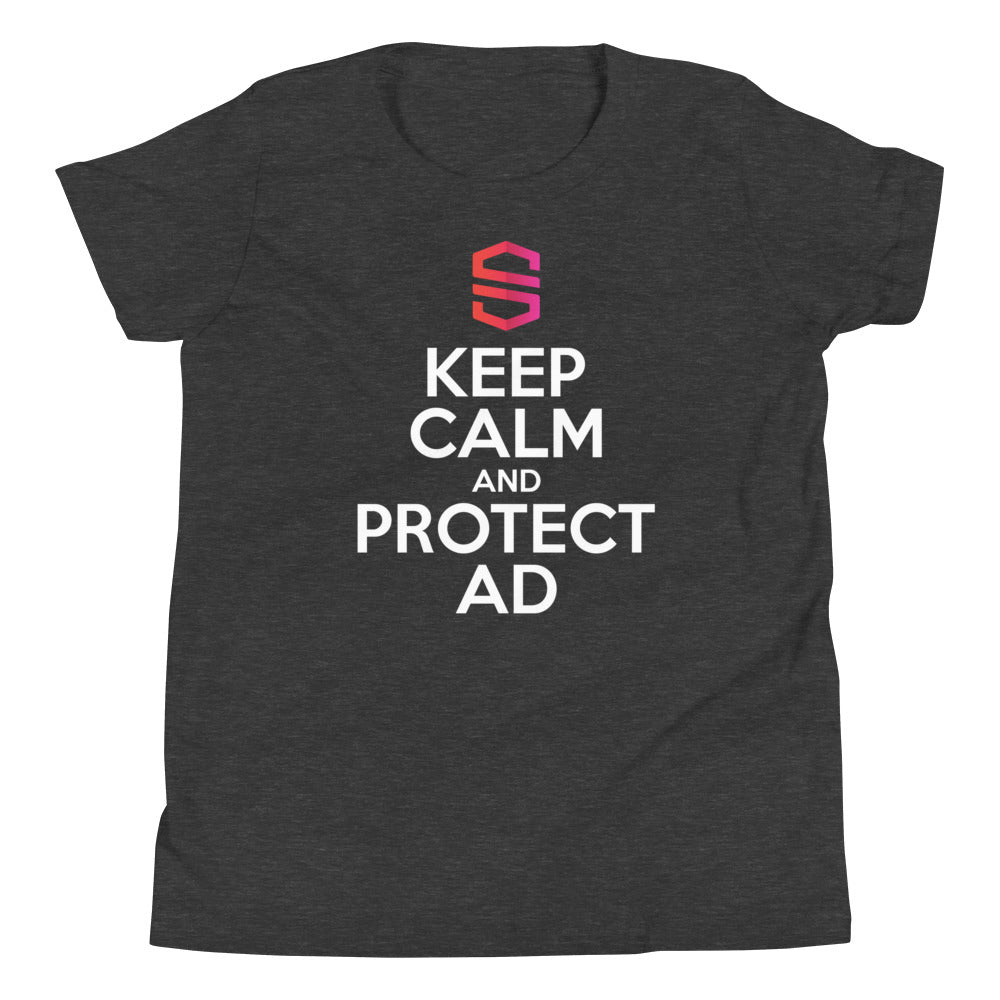 Youth "Keep Calm and Protect AD" T-shirt - 100% Cotton