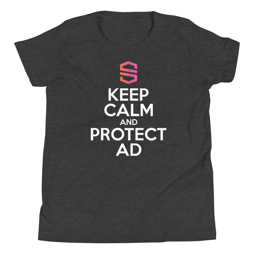 Youth "Keep Calm and Protect AD" T-shirt - 100% Cotton - Europe