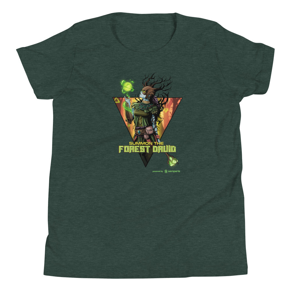 Youth "Forest Druid" T-shirt - 100% Cotton