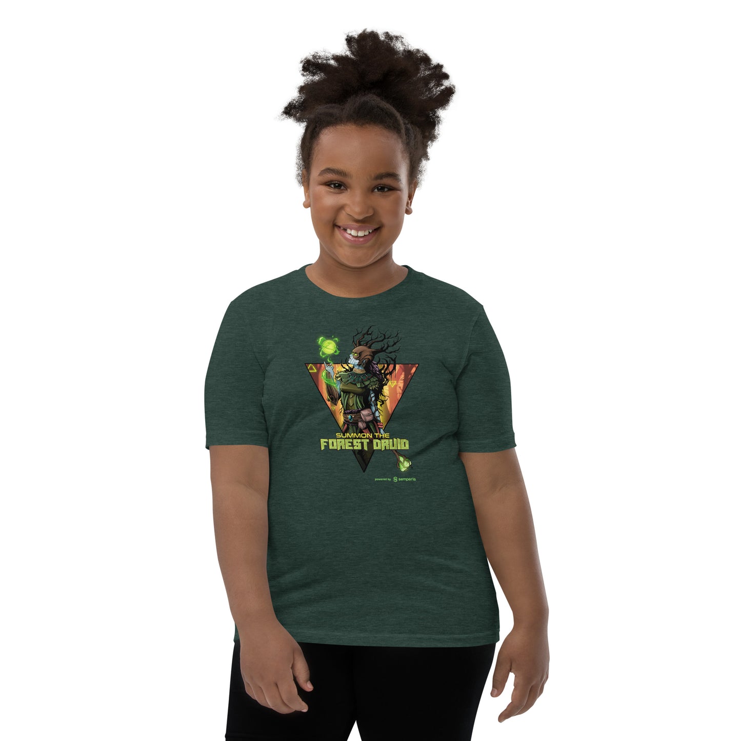 Youth "Forest Druid" T-shirt - 100% Cotton