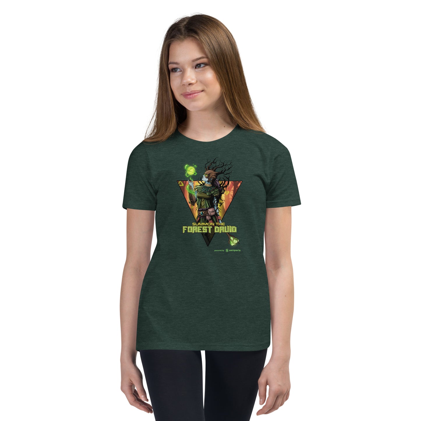 Youth "Forest Druid" T-shirt - 100% Cotton