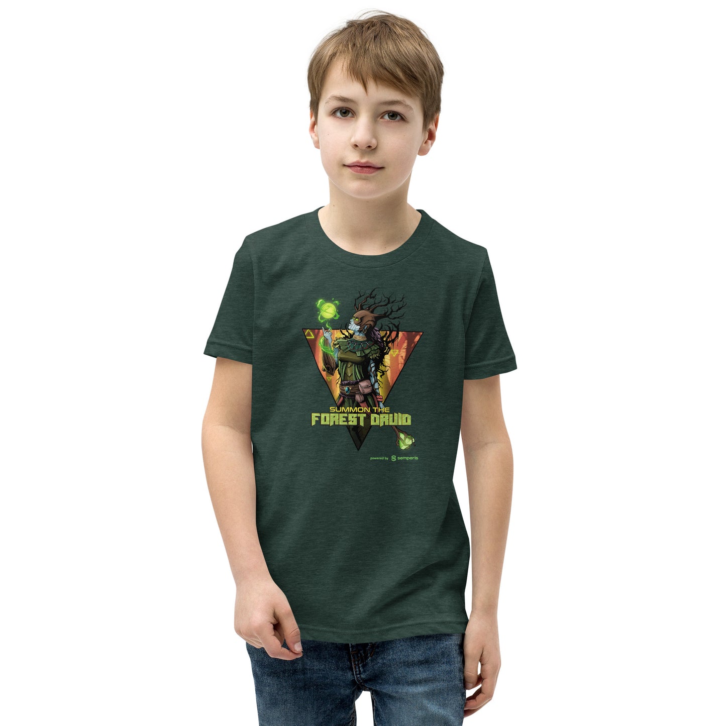 Youth "Forest Druid" T-shirt - 100% Cotton